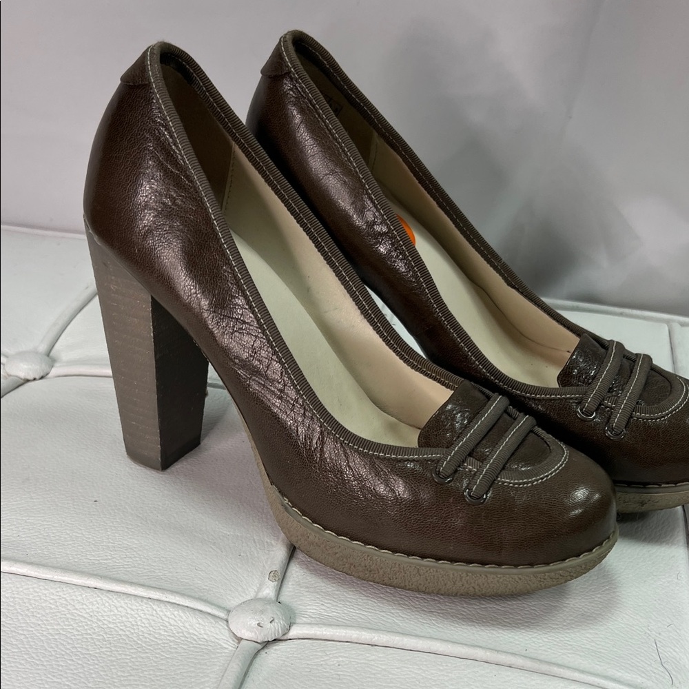 Lacoste Dark Brown Women's Heels